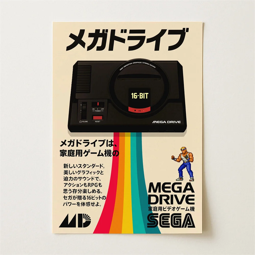 Retro-Bild-Camcorder, Kassetten, Japanische Kunst-Leinwandgemälde Und Wandgemälde Für Die Dekoration Ihres Zuhauses Und Ihres Wohnzimmers Retro-Bild-Camcorder, Kassetten, Japanische Kunst-Leinwandgemälde Und Wandgemälde Für Die Dekoration Ihres Zuhauses Und Ihres Wohnzimmers - Image 4