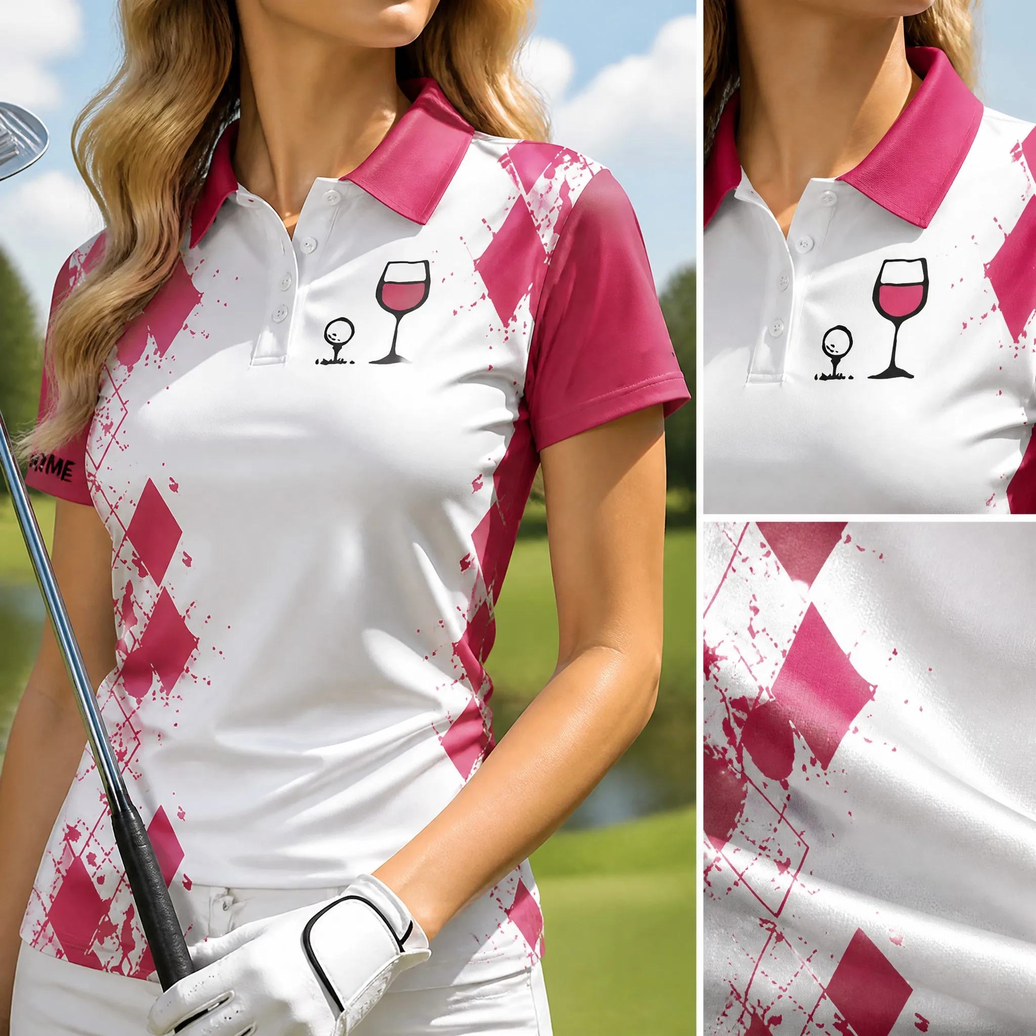 Damen-Poloshirt Mit Aufdruck, Für Arbeit, Sport, Freizeit, Damen-T-Shirt, Oberteil, Sommer-Golfshirt, Kurzärmeliges Hemd Mit Umlegekragen Damen-Poloshirt Mit Aufdruck, Für Arbeit, Sport, Freizeit, Damen-T-Shirt, Oberteil, Sommer-Golfshirt, Kurzärmeliges Hemd Mit Umlegekragen - Image 3