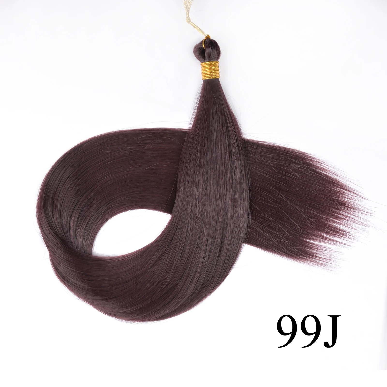 28 Inch 150G Bone Straight Silky Crochet Braiding Hair Synthetic Bulk High Temperature Hair Bundles Extension For Women 28 Inch 150G Bone Straight Silky Crochet Braiding Hair Synthetic Bulk High Temperature Hair Bundles Extension For Women - Image 12