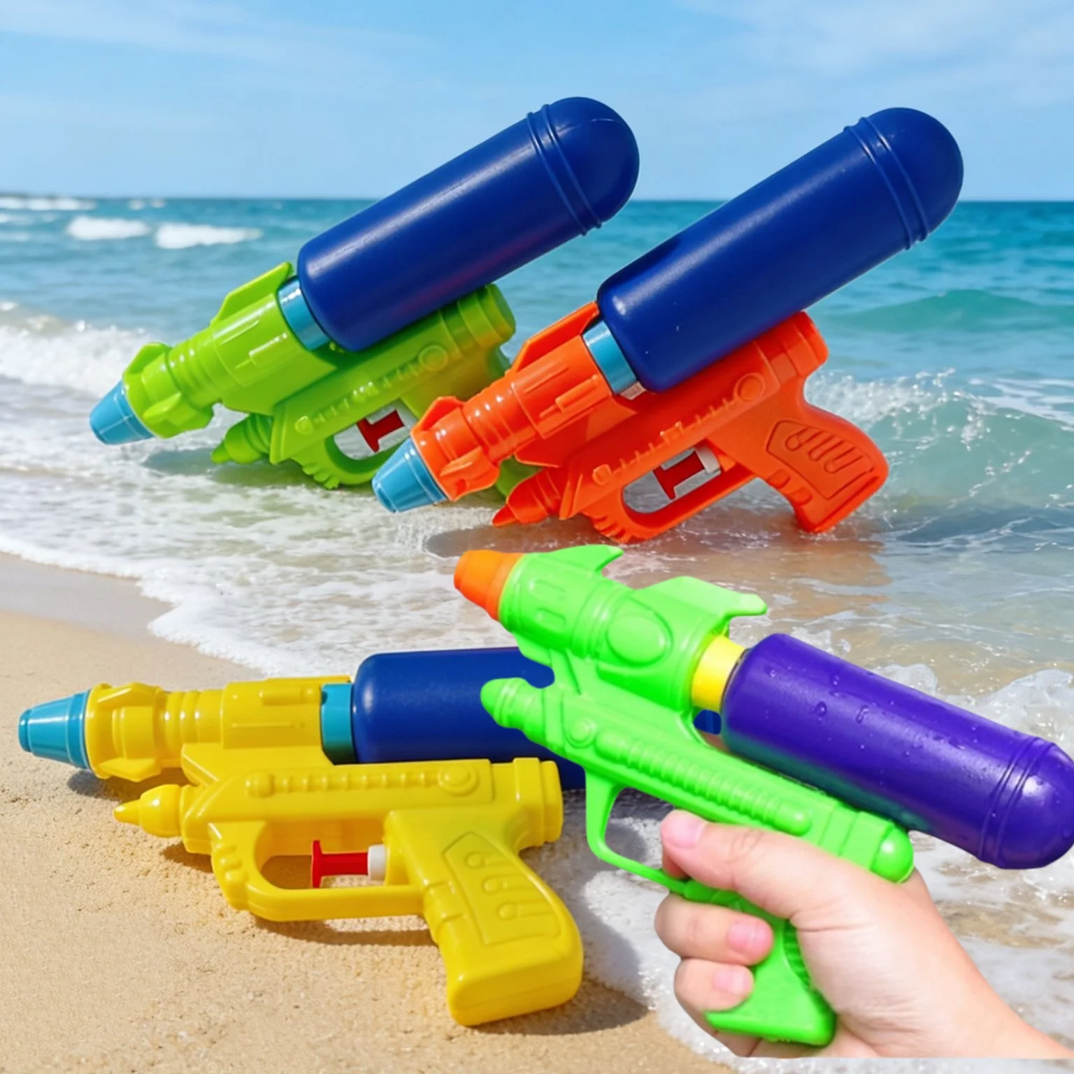 Tragbare Wasserpistole Für Sommer, Strand, Pool Und Garten - Wasserspielzeug Für Partys Und Wasseraktivitäten Tragbare Wasserpistole Für Sommer, Strand, Pool Und Garten - Wasserspielzeug Für Partys Und Wasseraktivitäten