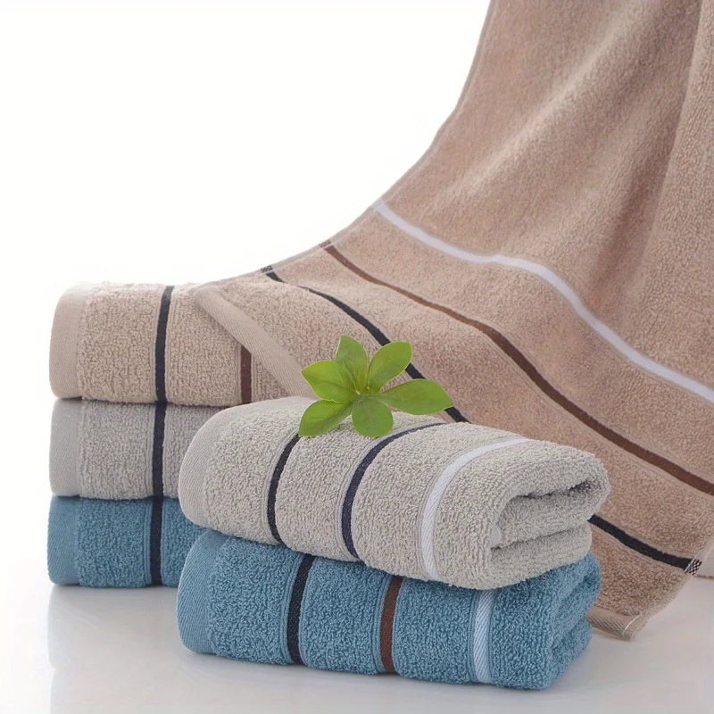Plüsch-Baumwoll-Handtuchset In Verschiedenen Farben - Perfekt Für Erwachsene Und Jugendliche Für Den Heimgebrauch Oder Camping, Ein Tolles Geschenk Für Plüsch-Baumwoll-Handtuchset In Verschiedenen Farben - Perfekt Für Erwachsene Und Jugendliche Für Den Heimgebrauch Oder Camping, Ein Tolles Geschenk Für - Image 6