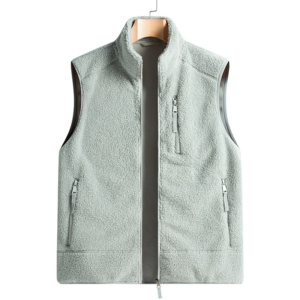 Baumwolle Gefütterte männer Weste Männer Zipper Westen Plus Größe 6XL Männer Frauen Fleece Jacke Ärmellose Weste Mode Casual Mäntel männlichen
