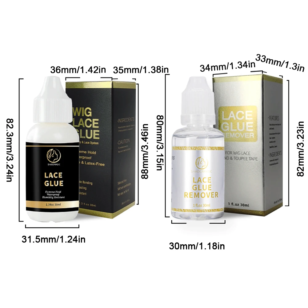 Wig Adhesive Strong Hold Lace Glue And Adhesive Remover For Wigs Extreme Hold Hair Replacement Adhesive For Toupee Systems Wig Adhesive Strong Hold Lace Glue And Adhesive Remover For Wigs Extreme Hold Hair Replacement Adhesive For Toupee Systems - Image 6
