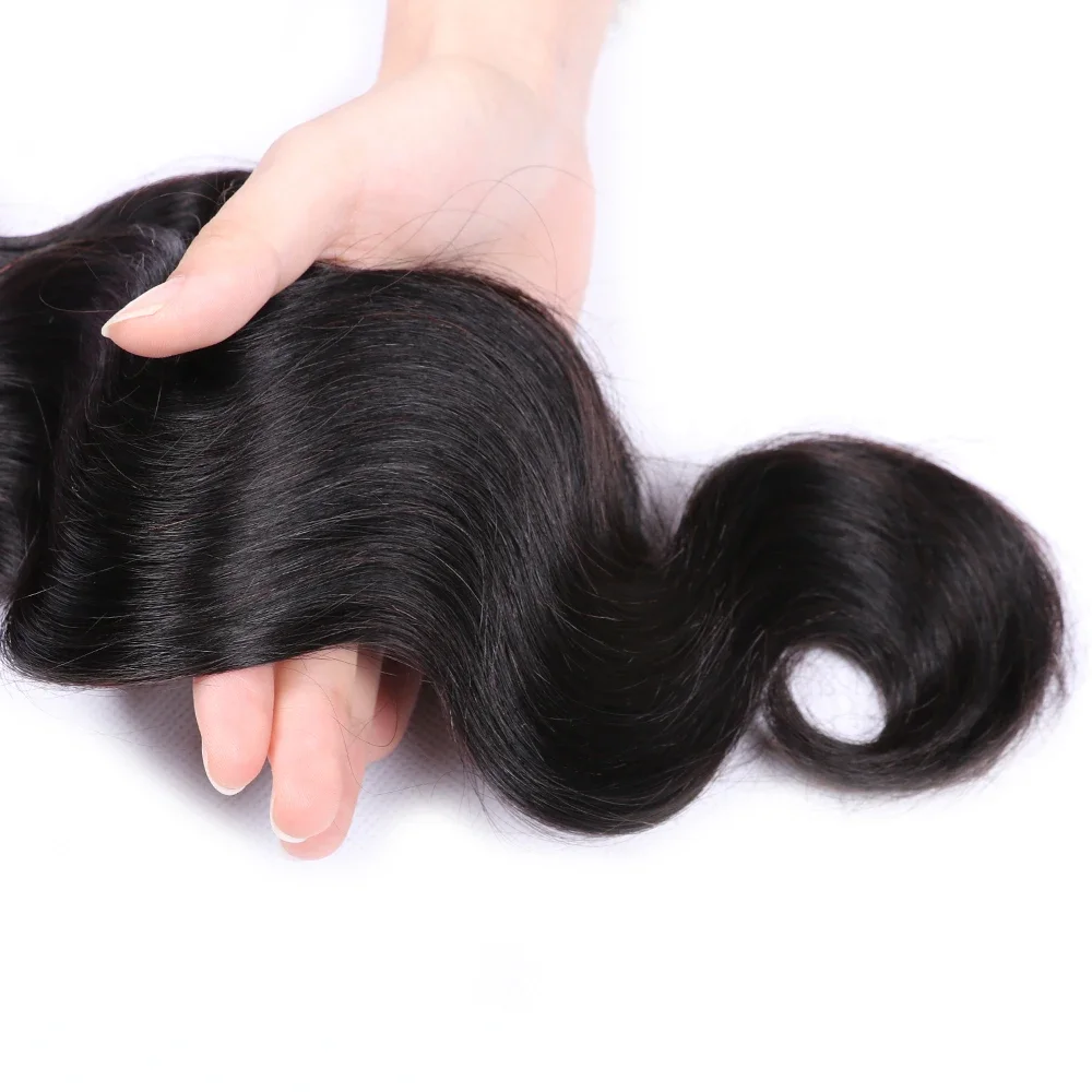 Body Wave Echthaar-Bündel, Naturfarben, Remy, 1/3/4 Stück, 10–40 Zoll Body Wave Echthaar-Bündel, Naturfarben, Remy, 1/3/4 Stück, 10–40 Zoll - Image 5