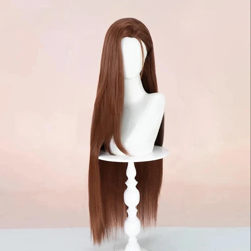 Hochwertige Hyuna Cosplay Perücke Alien Bühne Cosplay Lange Gerade Braune Hitzebeständige Synthetische Haarspiel Anime Perücken + Perückenkappe Hochwertige Hyuna Cosplay Perücke Alien Bühne Cosplay Lange Gerade Braune Hitzebeständige Synthetische Haarspiel Anime Perücken + Perückenkappe - Image 4