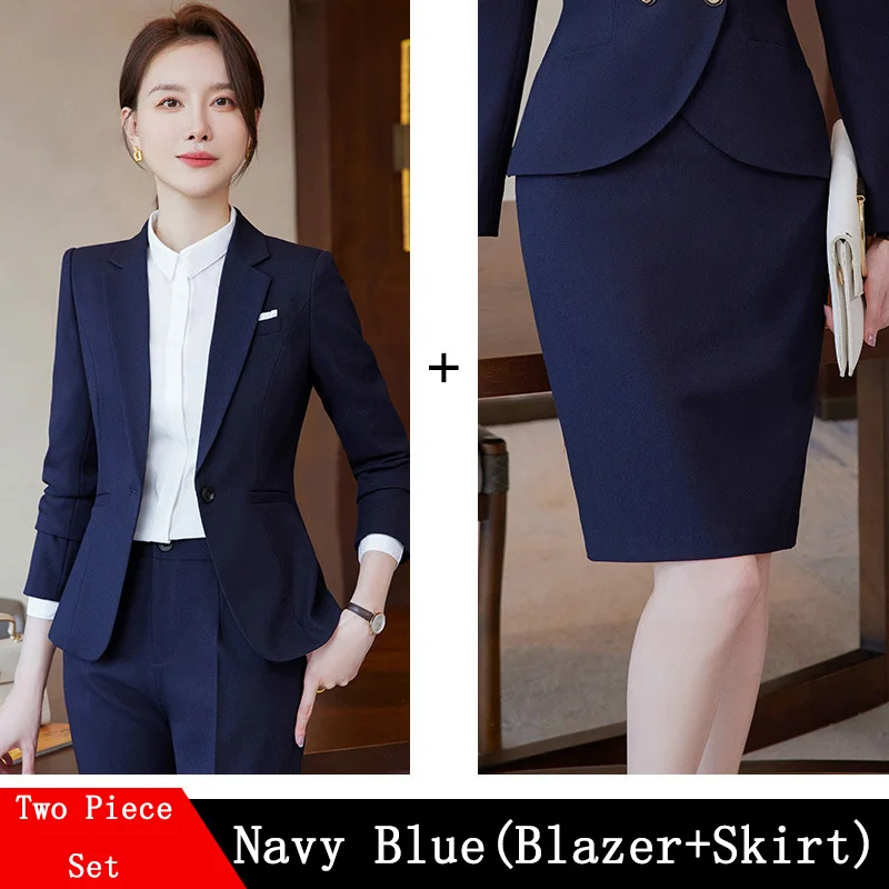 Damen Business-Kostüm Weinrot Mit Blazer Und Rock Damen Business-Kostüm Weinrot Mit Blazer Und Rock - Image 9