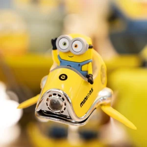 Universal Studios Minions Spaceship Flying Ball Car Pendant Cute Cartoon Hanging Ornament