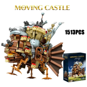 1513-teiliges Kreatives Bewegliches Schloss-Modell Baukasten Motorgetriebene Begehbare Burg Konstruktions-Bausteine Spielzeug Geschenk