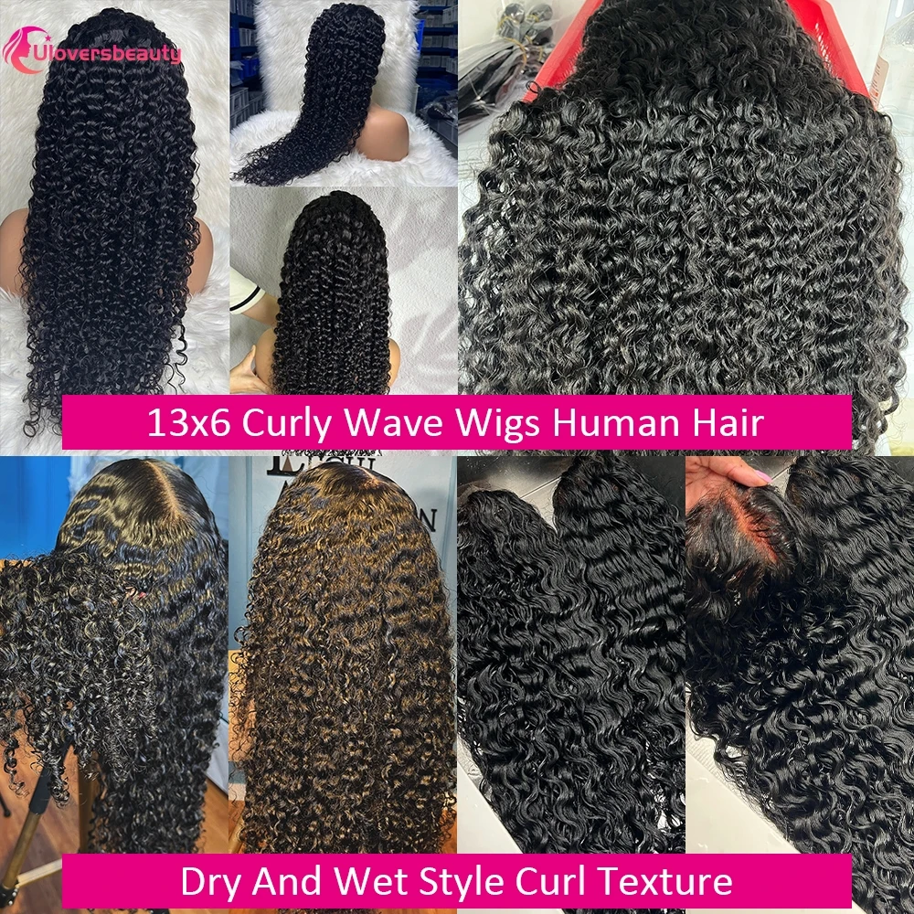 32 34 36 Inch Deep Curly Human Hair Wig Hd Lace Wig 13X6 Human Hair 250% Density Glueless Wig Human Hair Curly Human Hair Wigs 32 34 36 Inch Deep Curly Human Hair Wig Hd Lace Wig 13X6 Human Hair 250% Density Glueless Wig Human Hair Curly Human Hair Wigs - Image 3