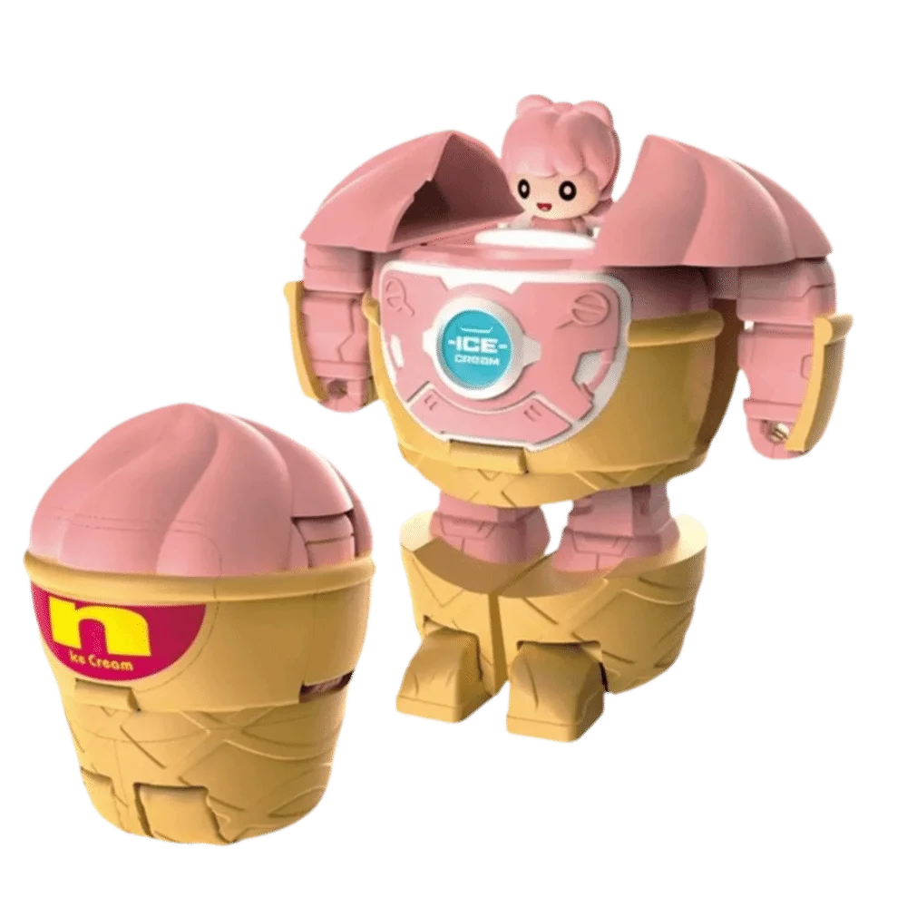 Cartoon Cute 2 In 1 Transforming Robot Simulated Cola Childrens Toy Mecha Model Creative Design Burger Robot Boys Toy Cartoon Cute 2 In 1 Transforming Robot Simulated Cola Childrens Toy Mecha Model Creative Design Burger Robot Boys Toy - Image 7