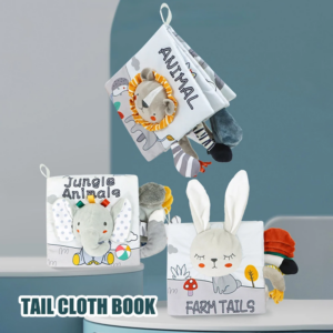 Babyspielzeug, Stoffbuch, taktile sensorische Bildung für Kinder, frühe Alphabetisierung, Intelligenzentwicklung, Plüschtiere für Jungen und Mädchen