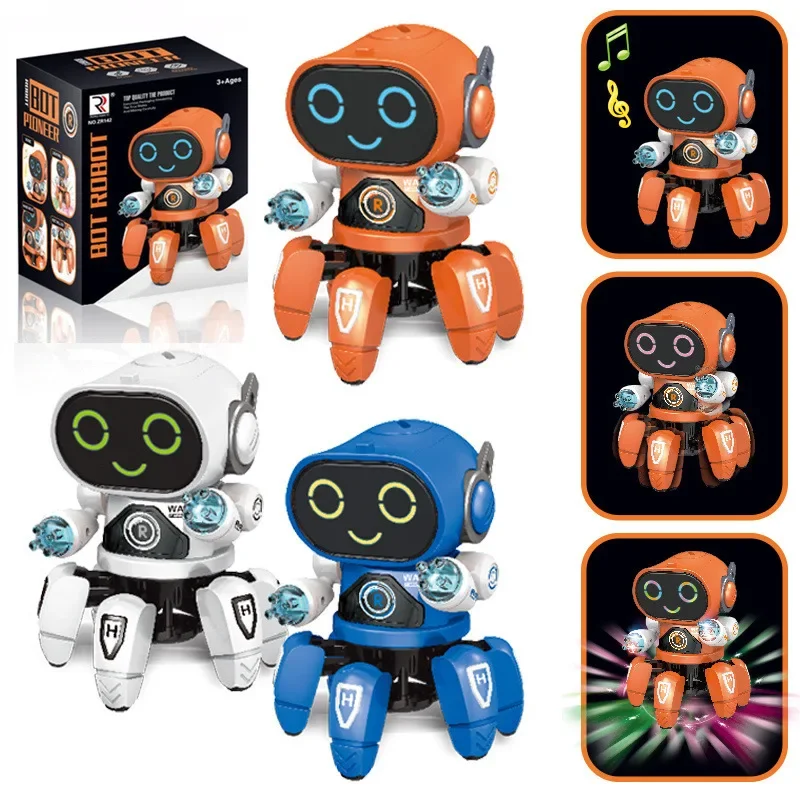 Kinder Tanz Roboter Musik Led 6 Krallen Octopus Roboter Geburtstag Geschenk Spielzeug Für Kinder Frühe Bildung Baby Spielzeug Jungen Mädchen Kinder Tanz Roboter Musik Led 6 Krallen Octopus Roboter Geburtstag Geschenk Spielzeug Für Kinder Frühe Bildung Baby Spielzeug Jungen Mädchen – Bild 6