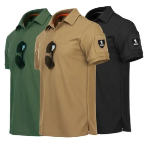 Schnell Trocknende, Bestickte Poloshirts Für Herren, Sommer, Individuell, Übergröße, Militärkleidung, Taktische, Schlichte Umlegekragen-Armee-T-Shirts