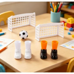 Finger Football Game Sets with Two Goals Funny Family Party Finger Soccer Match Toy for Fans Club Party Gifts for Kid Table Game