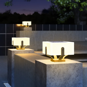 Solar Säule Lichter Wohnkultur Villa LED Wand Lampe Im Freien Wasserdichte Moderne Tor Garten Beleuchtung Solar Energie Super Helle Tür