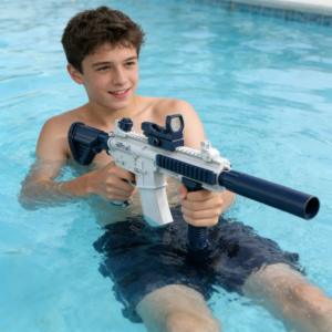 Neue elektrische Wasserpistole M416, Spielzeugpistole, vollautomatisch, Sommer, Strand, Outdoor-Spaß, Spielzeug für Kinder, Jungen, Mädchen, Erwachsene, Geschenk