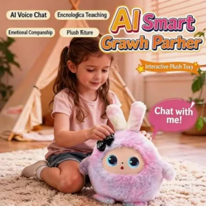 AI Intelligent Interactive Plush Doll Toy Voice Talking Chat Kids Early Educational Robot Electronic Pet Gift for Boys Girls