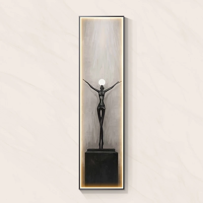 Led-Wandleuchte Mit Moderner Abstrakter Kunst – Wandbild-Lampe Für Wohnzimmer, Küche &Amp; Flur Led-Wandleuchte Mit Moderner Abstrakter Kunst – Wandbild-Lampe Für Wohnzimmer, Küche &Amp; Flur – Bild 6