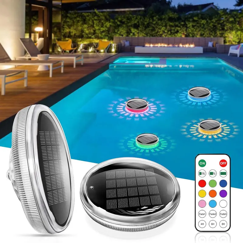 Solar-Schwimmlicht, Poolleuchten, Die Mit Fernbedienung Schweben, Modi 9, Beleuchtungs-Timing-Modus, Ip67 Wasserdicht, Für Poolpartys Solar-Schwimmlicht, Poolleuchten, Die Mit Fernbedienung Schweben, Modi 9, Beleuchtungs-Timing-Modus, Ip67 Wasserdicht, Für Poolpartys - Image 8