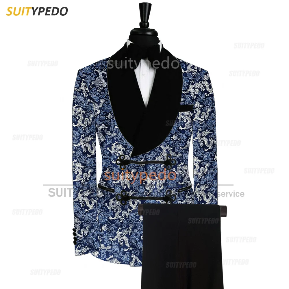 Herren Jacquard-Anzug 2-Teilig, Slim Fit, Sakko Und Hose, Nach Maß Herren Jacquard-Anzug 2-Teilig, Slim Fit, Sakko Und Hose, Nach Maß - Image 13