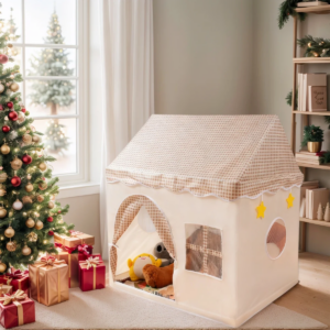 【Freizeit und Unterhaltung】Großes Kinderspielzelt, rosa Spielhaus mit Blumenmuster, Kinder-Spielzelt für Rollenspiele, Geheimzelt und Schlafzelt für Kinder, Outdoor-Strandspielhaus, Weihnachtsgeschenk für Jungen und Mädchen, Weihnachts- und Halloween-Geschenke, ohne Zubehör