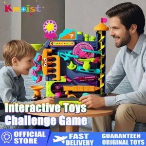 Children's Engineering Breakthrough Adventure Puzzle Toys Thinking Training Game Track Rotating Balls Toys for Boys Kids Gifts