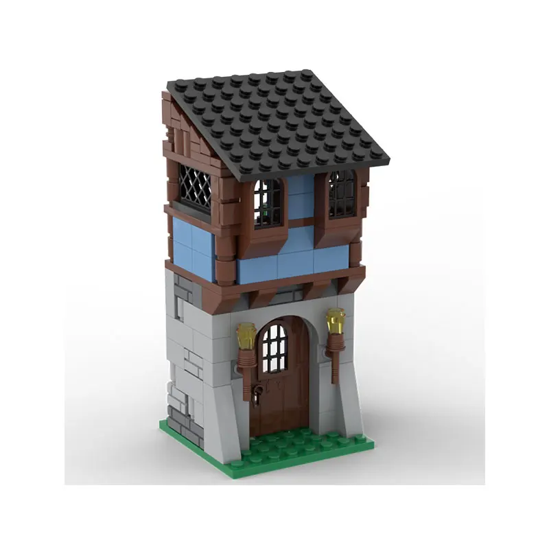 Moc Mittelalterlicher Turm Kleinteiliger Bausatz Burgmodell Spielzeug Diy Bau-Geschenkset 154 Teile Moc Mittelalterlicher Turm Kleinteiliger Bausatz Burgmodell Spielzeug Diy Bau-Geschenkset 154 Teile
