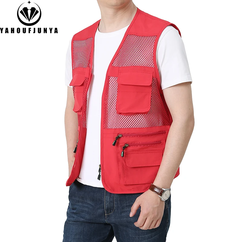 Männer Ärmel Los Im Freien Camping Angeln Viele Taschen Ausrüstung Weste Jacke Männer Reiß Verschluss Webbed Freizeit Mode Weste Männlich Plus Größe 8Xl Männer Ärmel Los Im Freien Camping Angeln Viele Taschen Ausrüstung Weste Jacke Männer Reiß Verschluss Webbed Freizeit Mode Weste Männlich Plus Größe 8Xl - Image 5