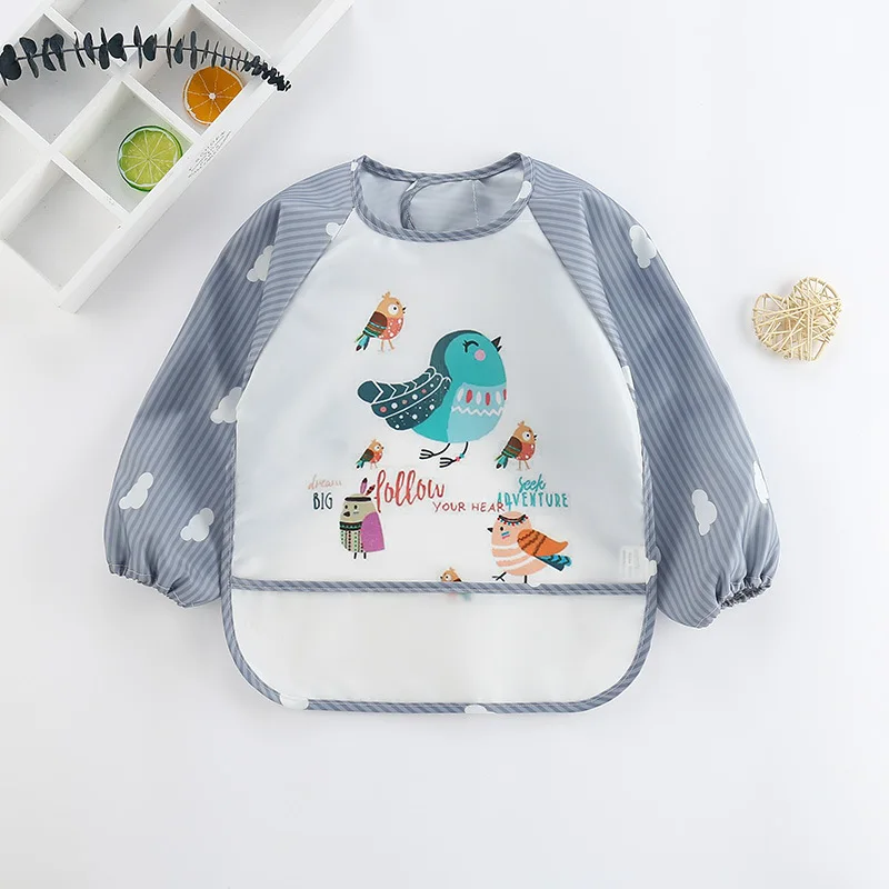 Wasserdichtes Ärmellätzchen mit Tasche, 0–3 Jahre - Image 2