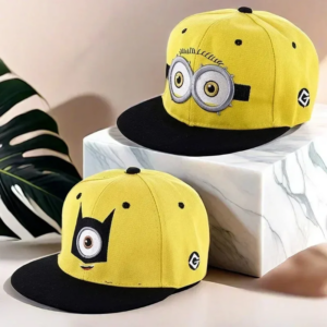 Neue Minions Baseballkappe Anime Lustige Reise-Hip-Hop-Sonnenblenden Kawaii Hüte Jungen Mädchen Cartoon Bestickte Mütze Geburtstagsgeschenk