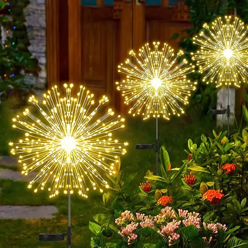 Solar Feuerwerk Lichter Im Freien Ip65 Wasserdicht Solar 8 Beleuchtungs Modi Lichterkette Licht Weihnachts Beleuchtung Garten Dekoration Solar Feuerwerk Lichter Im Freien Ip65 Wasserdicht Solar 8 Beleuchtungs Modi Lichterkette Licht Weihnachts Beleuchtung Garten Dekoration - Image 9