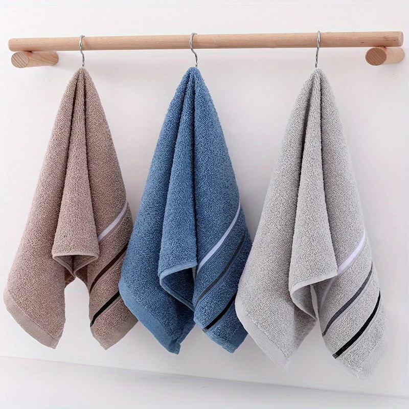 Plüsch-Baumwoll-Handtuchset In Verschiedenen Farben - Perfekt Für Erwachsene Und Jugendliche Für Den Heimgebrauch Oder Camping, Ein Tolles Geschenk Für Plüsch-Baumwoll-Handtuchset In Verschiedenen Farben - Perfekt Für Erwachsene Und Jugendliche Für Den Heimgebrauch Oder Camping, Ein Tolles Geschenk Für - Image 7
