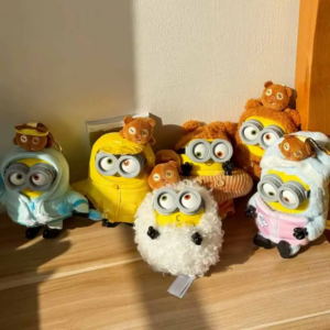 52toys Bob&Tim Minions Better Together Serie Verschiedene Stile Niedliche Puppen-Schlüsselanhänger Dekoration Trendiges Spielzeug Mystery Box Überraschungsgeschenk