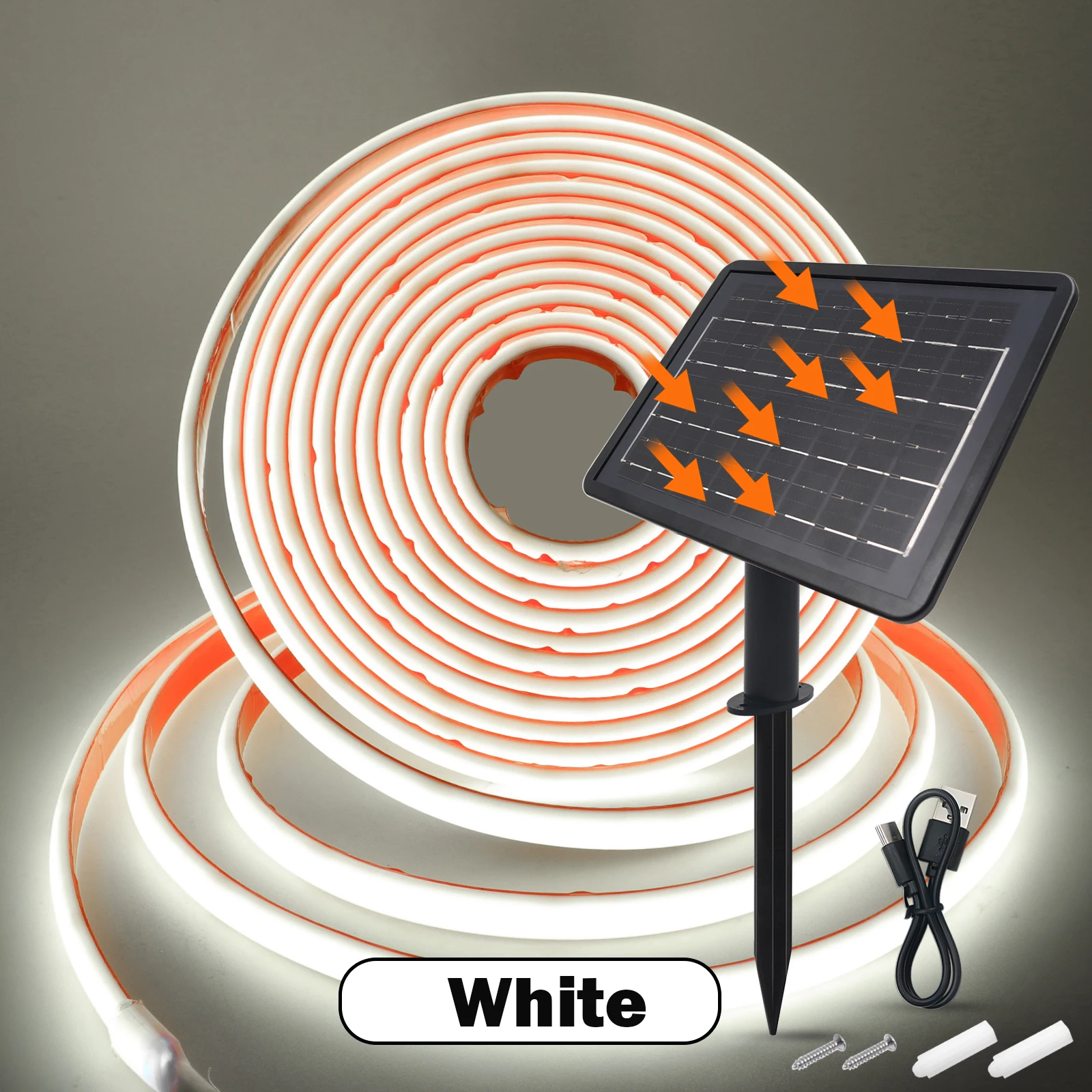 Dc24V Solar Powered Cob Neon Led Strip Ip68 Waterproof 320Leds/M Flexible Adhesive Ribbon Rope Light Home Garden Linear Lighting Dc24V Solar Powered Cob Neon Led Strip Ip68 Waterproof 320Leds/M Flexible Adhesive Ribbon Rope Light Home Garden Linear Lighting - Image 15