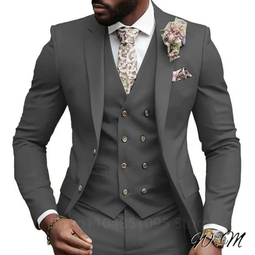Herren Anzug 3-Teilig Rosa, Slim Fit, Kerbrevers: Sakko, Weste Und Hose Herren Anzug 3-Teilig Rosa, Slim Fit, Kerbrevers: Sakko, Weste Und Hose - Image 15