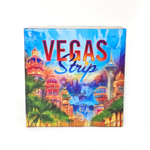Vegas Strip Board Game  - Bluffing and Deduction for 2-6 Players, Fun Party Board Game