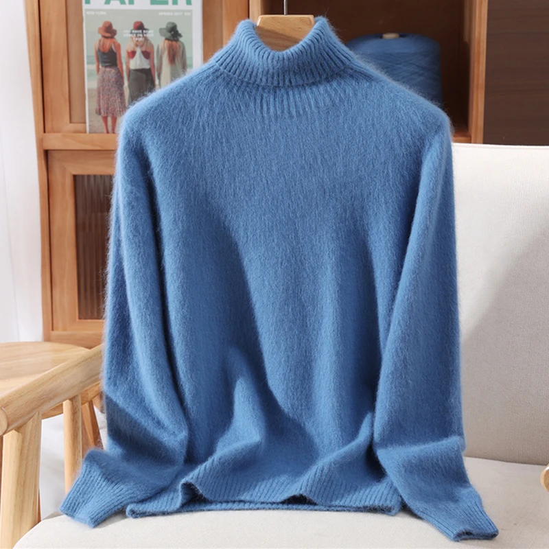 Herbst Und Winter Nerz Kaschmir Pullover Frauen Hochgeschlossenen Pullover Pullover Lose Bodenbildung Wolle Mantel Warme Plus Größe Herbst Und Winter Nerz Kaschmir Pullover Frauen Hochgeschlossenen Pullover Pullover Lose Bodenbildung Wolle Mantel Warme Plus Größe - Image 22