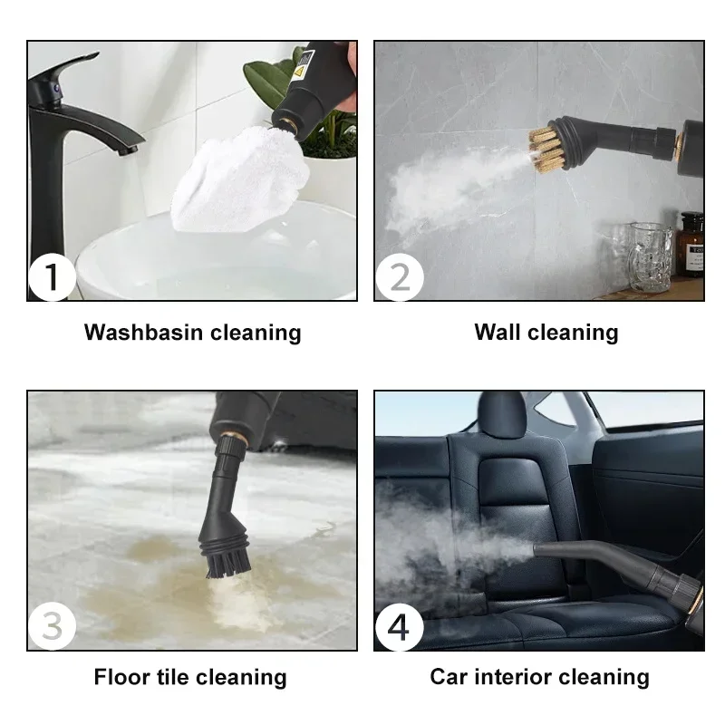 Hochtemperatur- und Hochdruck-Handdampfreiniger Klimaanlage Küchenhaube Auto-Dampfreinigungsgerät Bodenreinigung – Bild 4