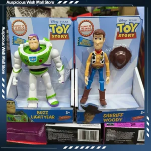 Anime-Figur Toy Story 3 Buzz Lightyear Woody Desktop-Spielzeugmodell Ornament Kinderpuppe Sammlerstücke Niedliches Überraschungs-Geburtstagsgeschenk