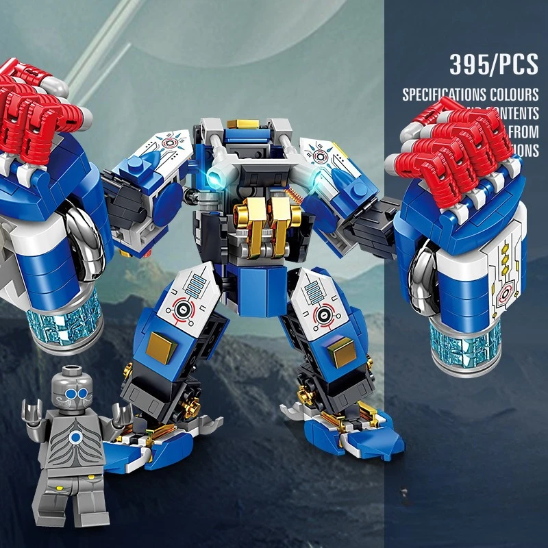 Jungen Lernspielzeug Mecha-Baukasten - Kleinteilige Steckbausteine, Kompatibles Design Jungen Lernspielzeug Mecha-Baukasten - Kleinteilige Steckbausteine, Kompatibles Design