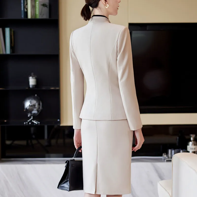 Naviu Damen Kostüm: Blazer Und Rock, Business-Outfit Naviu Damen Kostüm: Blazer Und Rock, Business-Outfit - Image 2