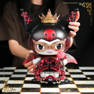 TOPTOY Autorisierte Sanrio Kuromi Gothic-Schloss-Bausteine DIY-Spielzeug Kawaii Schreibtisch-Deko Sammlerstück Geburtstags- und Feiertagsgeschenk