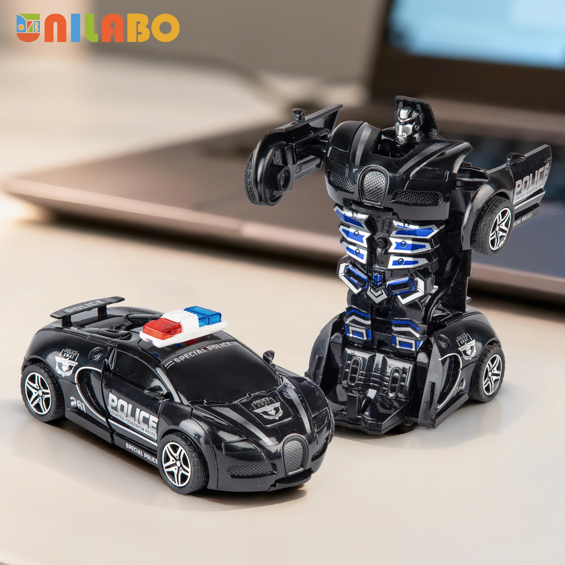 Verwandelbares Roboter-Sportwagen-Spielzeug, Keine Batterien, Pädagogisches Geschenk Für Kinder, Farbenfrohes Modellfahrzeug Zum Spielen Und Lernen Verwandelbares Roboter-Sportwagen-Spielzeug, Keine Batterien, Pädagogisches Geschenk Für Kinder, Farbenfrohes Modellfahrzeug Zum Spielen Und Lernen - Image 15