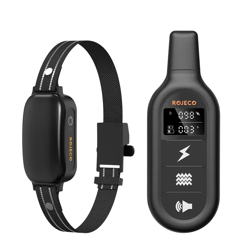 ROJECO Elektrisches Hundeerziehungshalsband mit Fernbedienung, wasserdicht IPX7, Anti-Bell-Halsband - Image 8