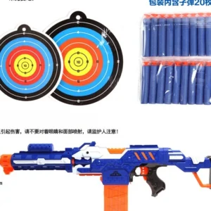 BRANDNEU Elektrisches Dart-Spielzeug Airsoft Sichere Weiche 7,2CM Schaumstoffkugeln Jungenspielzeug für Kinder Party Unterhaltung Geschenk