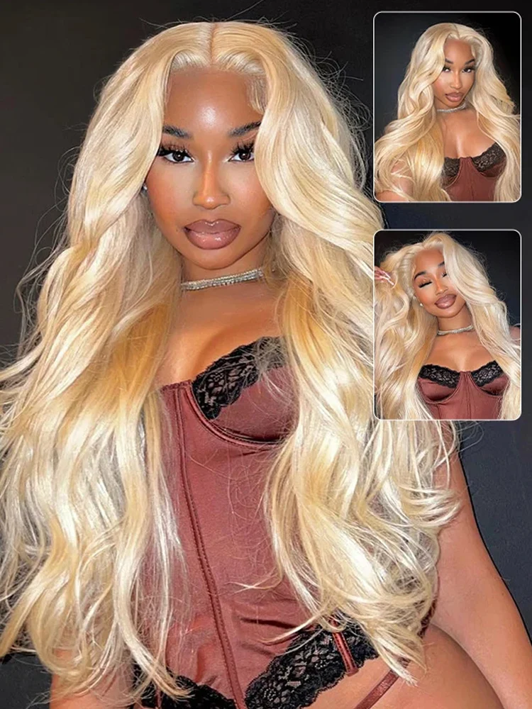 30-40 Zoll 613 Echthaarperücke 13X6 Hd Lace Frontal Perücken Für Frauen Body Wave 360 Perücken Echthaar Honigblond 13X4 Lace Front Perücke 30-40 Zoll 613 Echthaarperücke 13X6 Hd Lace Frontal Perücken Für Frauen Body Wave 360 Perücken Echthaar Honigblond 13X4 Lace Front Perücke - Image 2