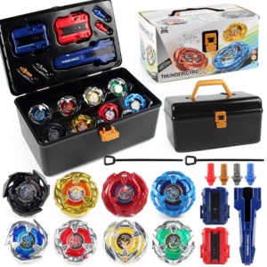 Takara Tomy Bey X Spinning Toy Kit Gyro Metal Battle Tops mit Launchern, organisiertes Box-Set, Geschenk