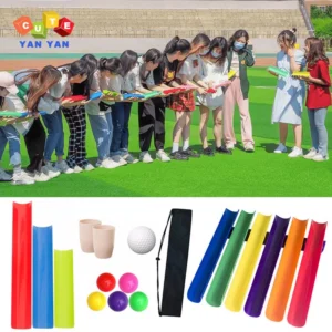 Kids Toys Boys Girls Outdoor Fun Games Sensory Integration Training Adults Team Building Pipeline Challenge Dribbling Ball Props