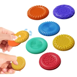 Magnetische Fidget-Spielzeuge für Erwachsene - Strukturierte Sensorik-Spielzeuge zur Linderung von Autismus, Angst und Stress, Silikon-Slider