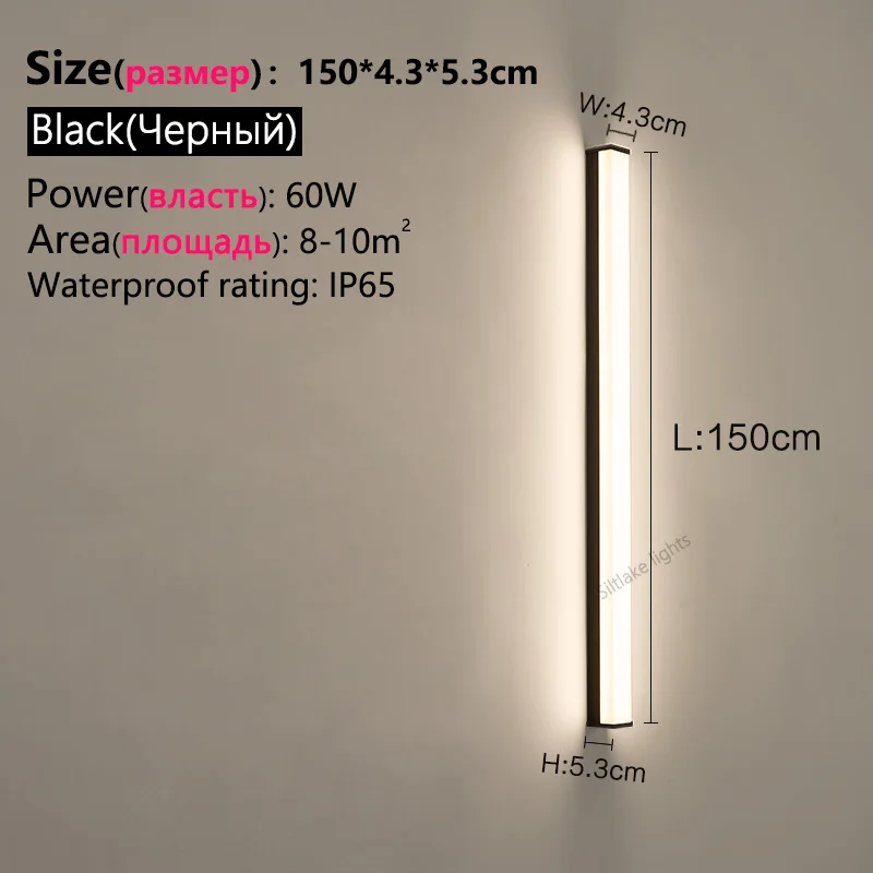 Led-Außenwandleuchte, Modern, Wasserdicht, Ip65, Villa, Veranda, Garten, Terrasse, Exterio, Wandleuchte, Regenfest, Vor Der Garagentorlampe Led-Außenwandleuchte, Modern, Wasserdicht, Ip65, Villa, Veranda, Garten, Terrasse, Exterio, Wandleuchte, Regenfest, Vor Der Garagentorlampe - Image 9
